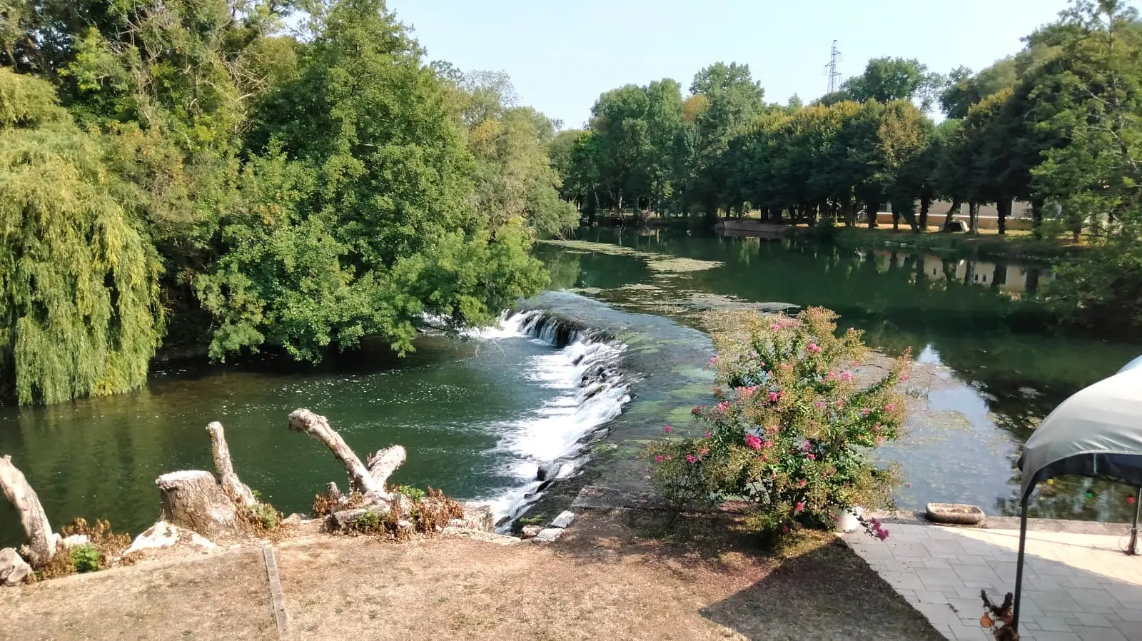Old Stone Mill Of [size] With Private Island And River Views In Charente