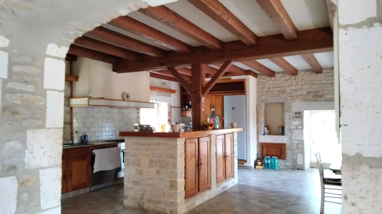 Old Stone Mill Of [size] With Private Island And River Views In Charente
