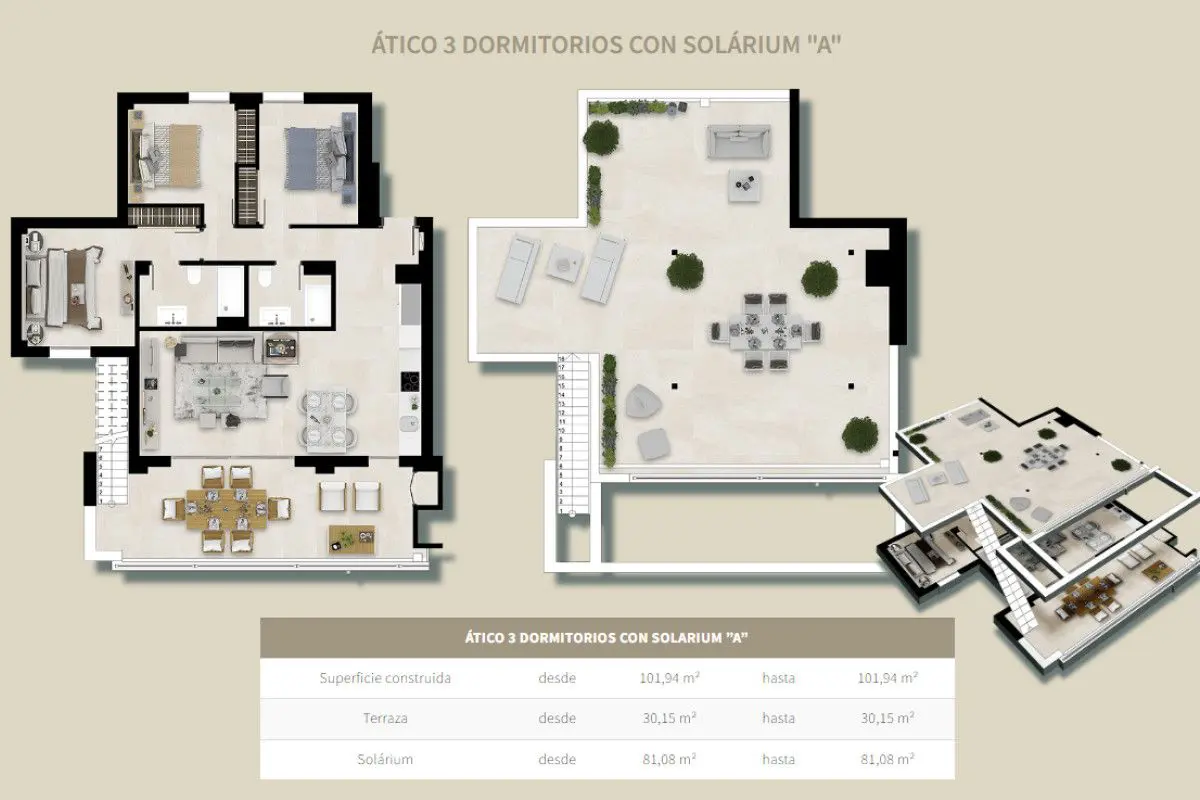Apartment Of 101 M² With Sea Views In Mijas, Spain