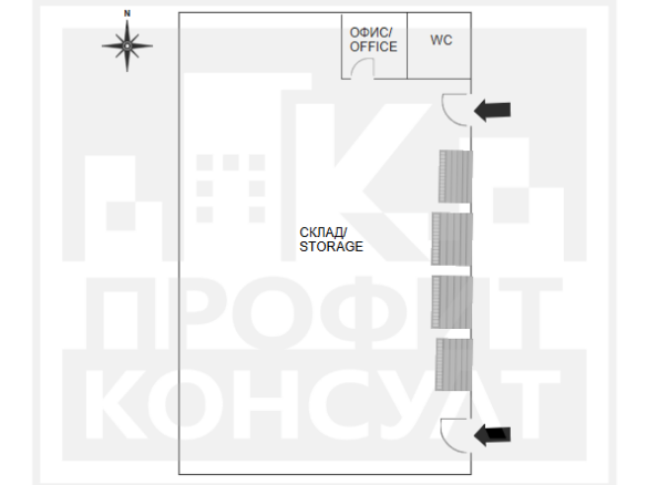 Warehouse Space Of 300 M² In Industrial Zone – South, Veliko Tarnovo