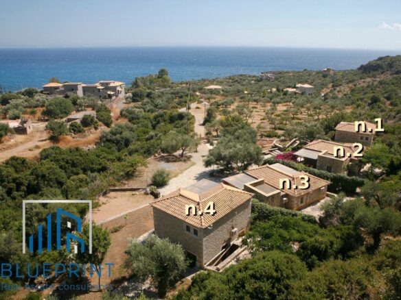 Condo Of Four Houses In Kardamili, Mani, Greece