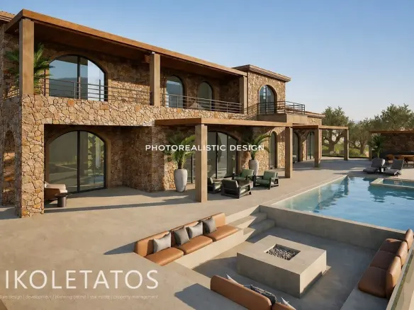 Land Of 4394 M² In Lourdas, Greece