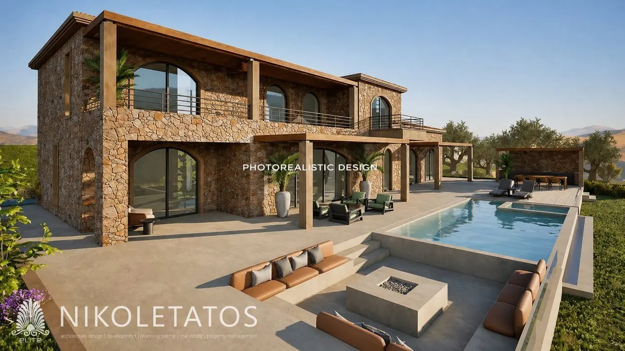 Land Of 4394 M² In Lourdas, Greece