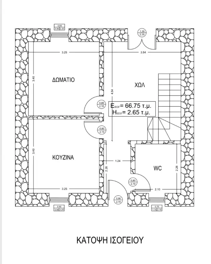 3-bedroom Detached House In Aristotle, Greece (130 M²)