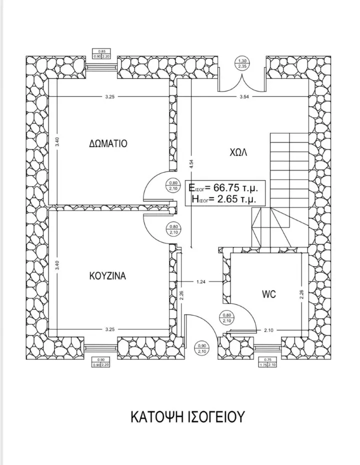 3-bedroom Detached House In Aristotle, Greece (130 M²)