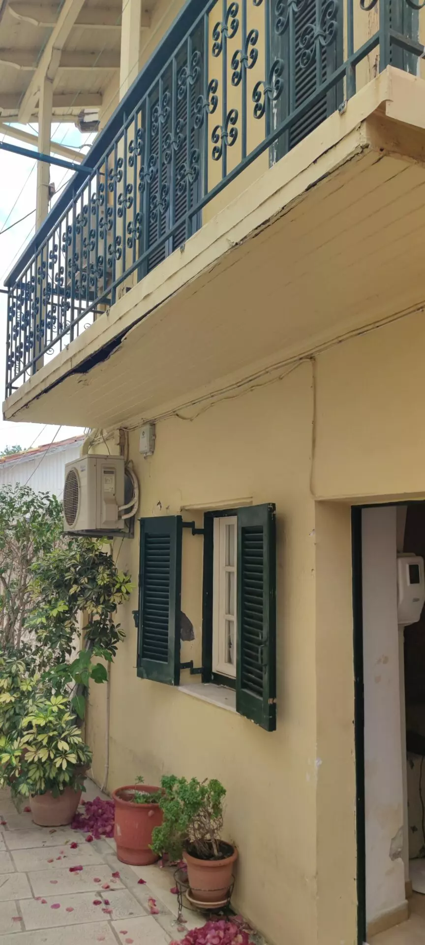 Traditional House In Old Town Of Lefkada Island, Greece