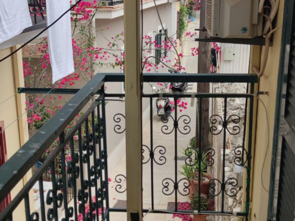 Traditional House In Old Town Of Lefkada Island, Greece