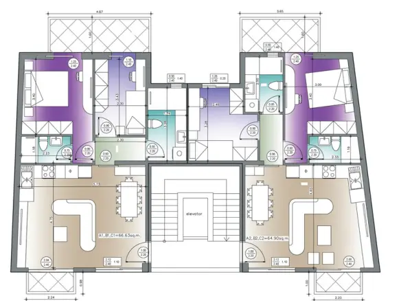 2-bedroom Flat In Markopoulo, Greece (66 M²)