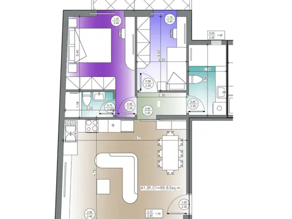 2-bedroom Flat In Markopoulo, Greece (66 M²)