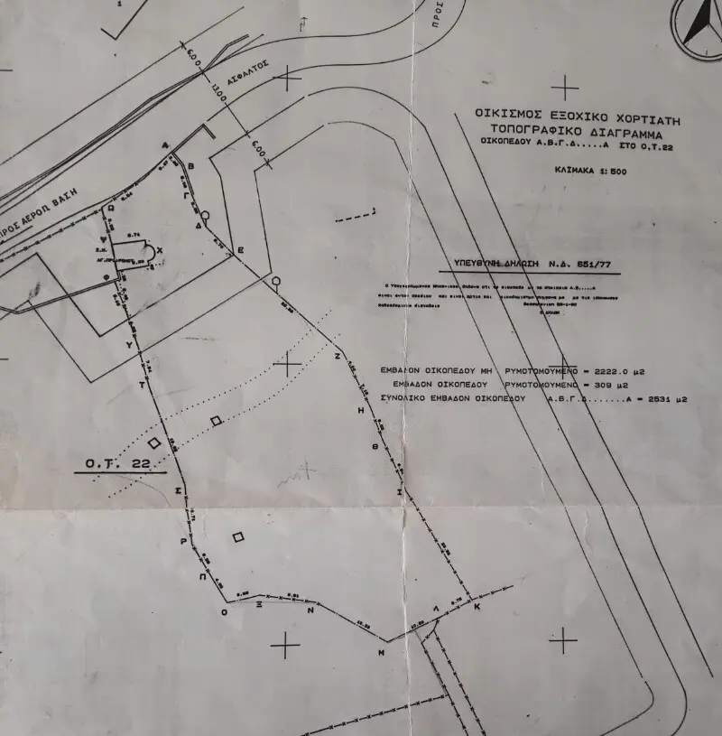 Land Of 2531 M² In The Suburbs Of Thessaloniki