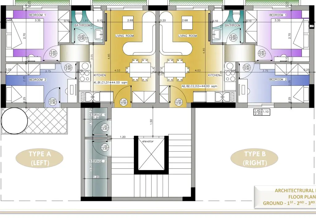 Flat Of 44 M² In Athens