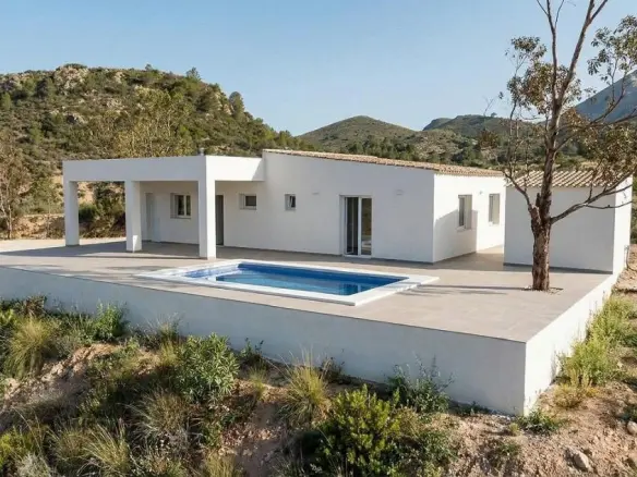 Detached Villa Of 89 M² In Hondón De Las Nieves