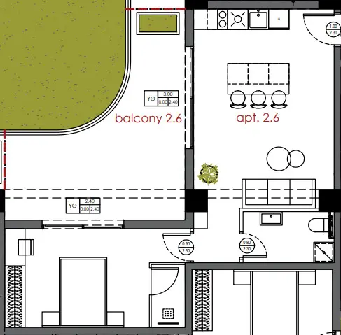 Flat Of 63 M² In Thessaloniki