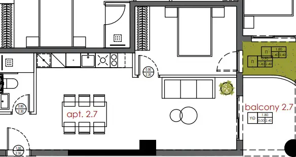 1-bedroom Flat In Sfageia – Ichthyoskala, Greece (59 M²)