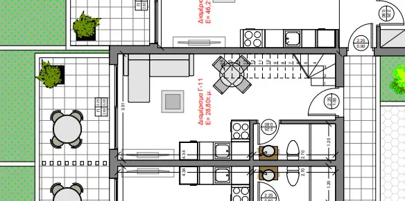 1-bedroom Duplex In Poligiros, Greece (47 M²)