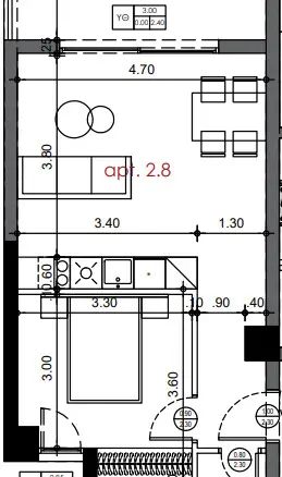1-bedroom Flat In Sfageia – Ichthyoskala, Greece (58 M²)