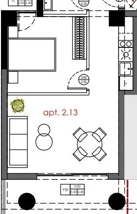 1-bedroom Flat In Sfageia – Ichthyoskala, Greece (54 M²)