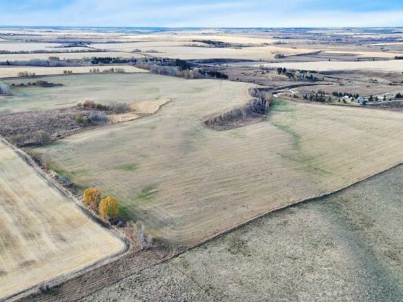 Farm Of X With Farm In Cremona, Alberta, Canada