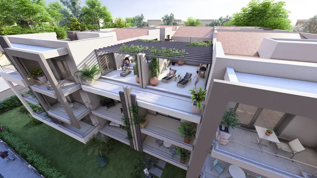 Flat With 2 Bedrooms In Thessaloniki Suburb Area