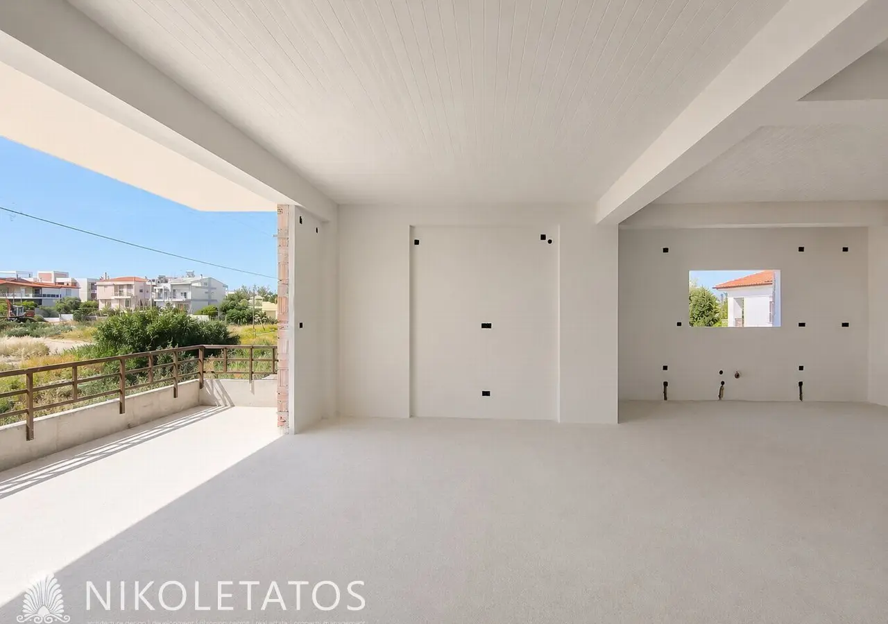 House With Garden In Greece