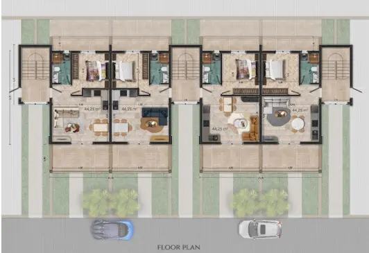 Flat Of 44 M² In Asprovalta