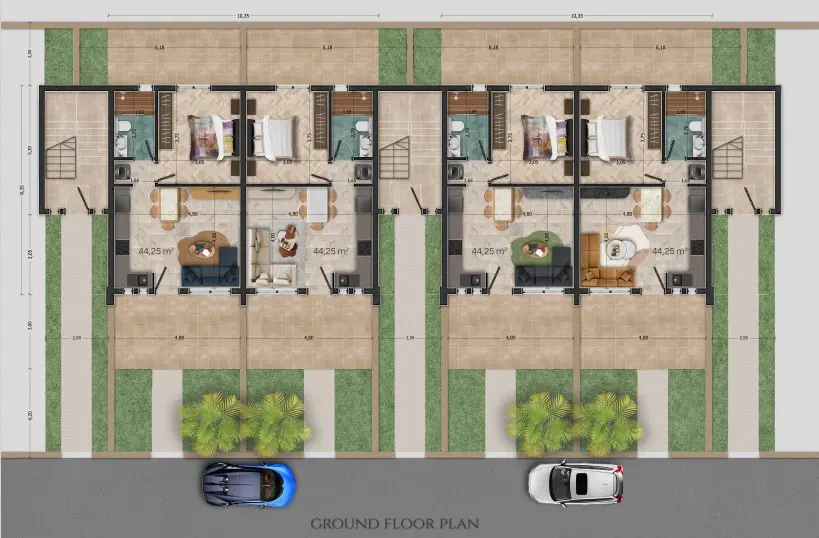 Flat Of 44 M² In Asprovalta