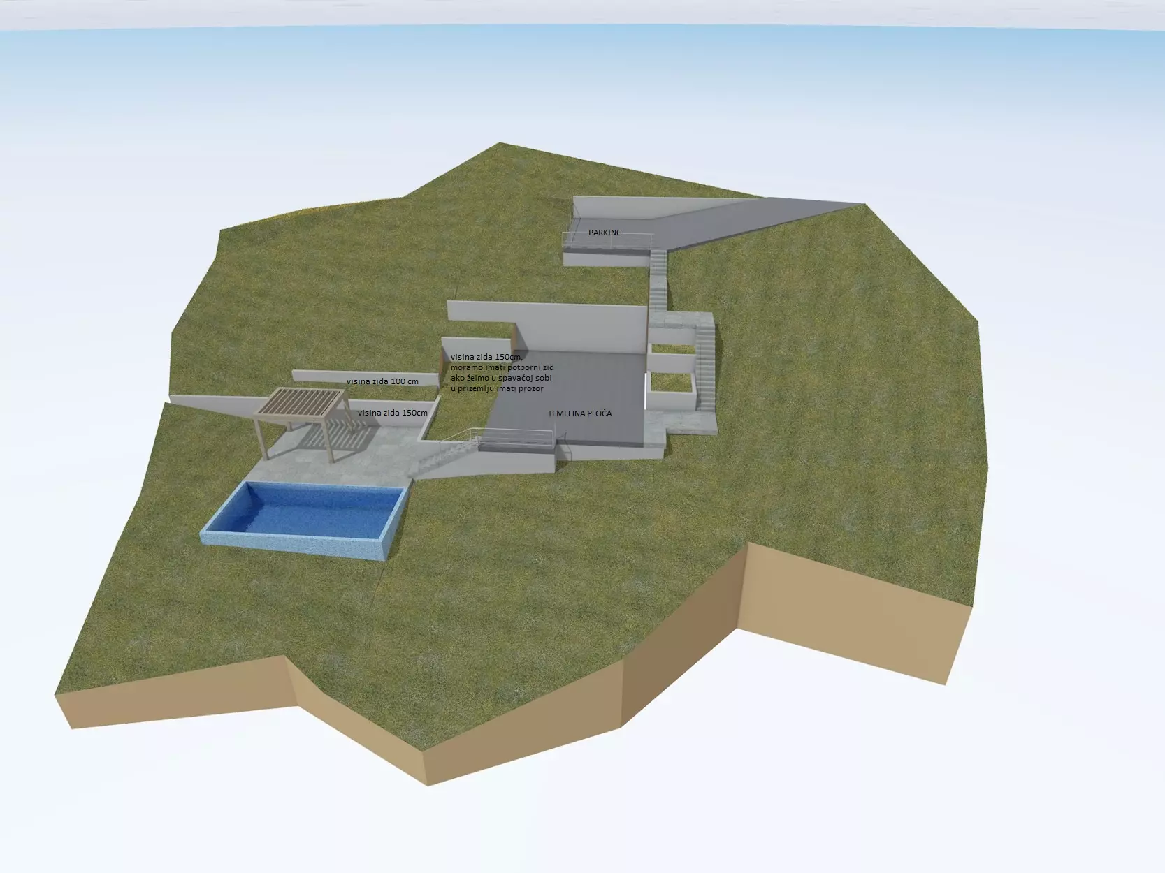 5 Building Land Of 550 M² With A Conceptual Project For A Villa With A Swimming Pool In Hvar, Croatia