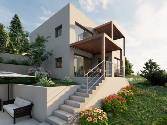 Building Land Of 550 M² With A Conceptual Project For A Villa With A Swimming Pool In Hvar, Croatia