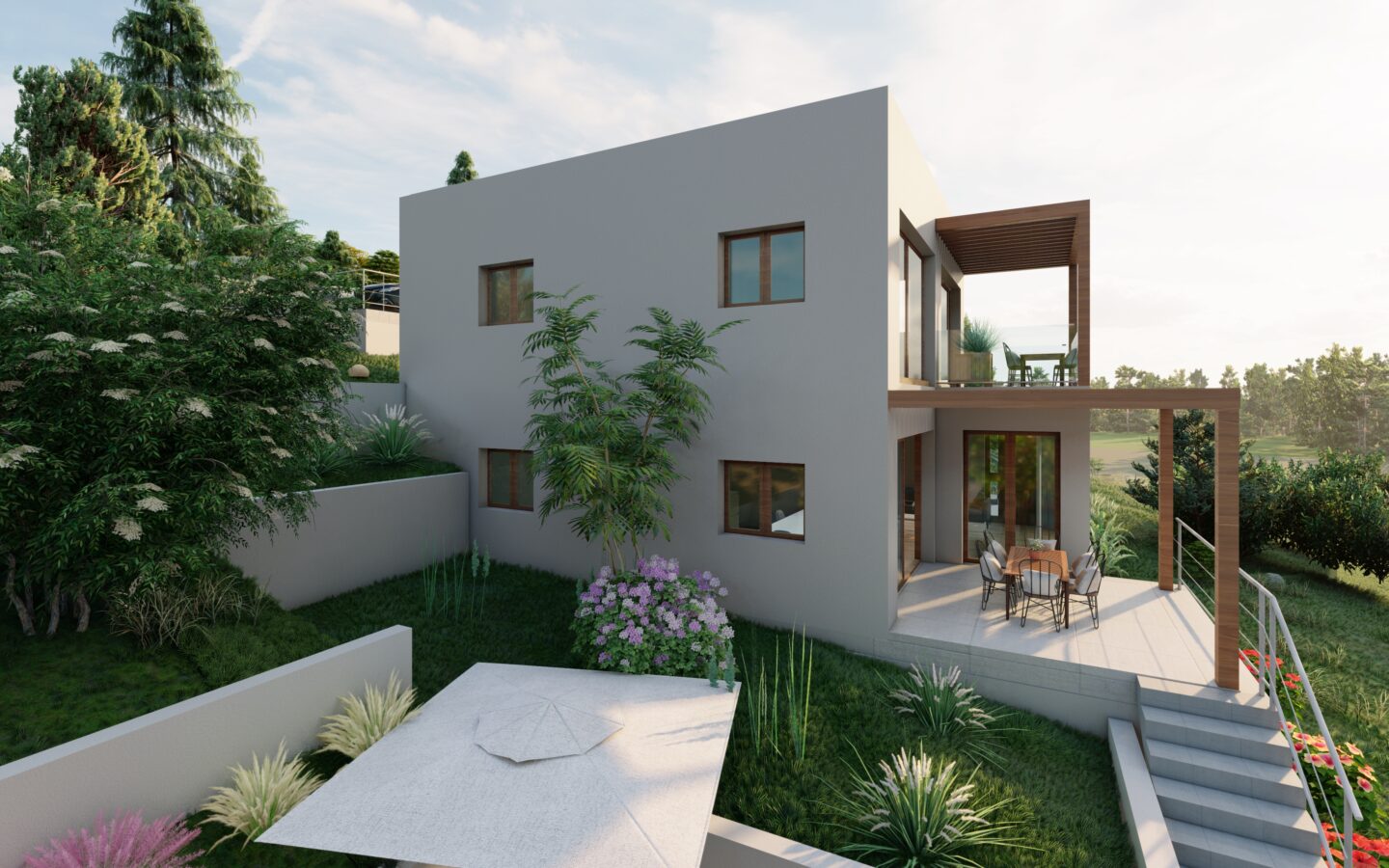 Building Land Of 550 M² With A Conceptual Project For A Villa With A Swimming Pool In Hvar, Croatia