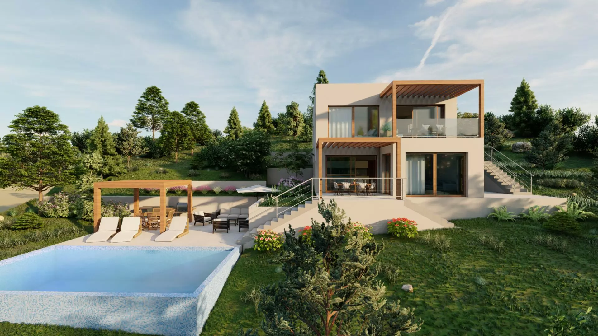 G Building Land Of 550 M² With A Conceptual Project For A Villa With A Swimming Pool In Hvar, Croatia