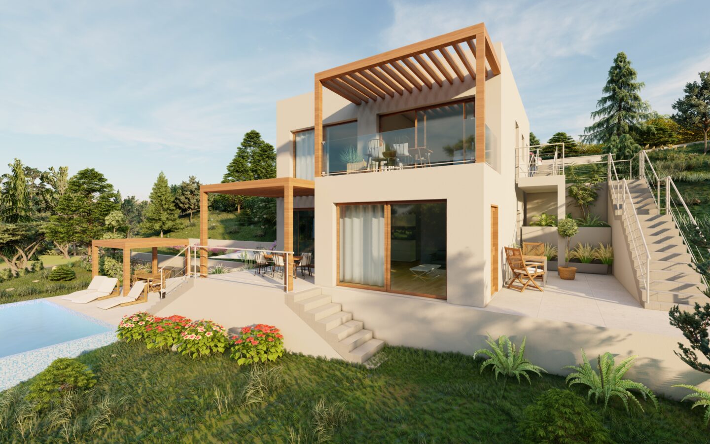 Building Land Of 550 M² With A Conceptual Project For A Villa With A Swimming Pool In Hvar, Croatia