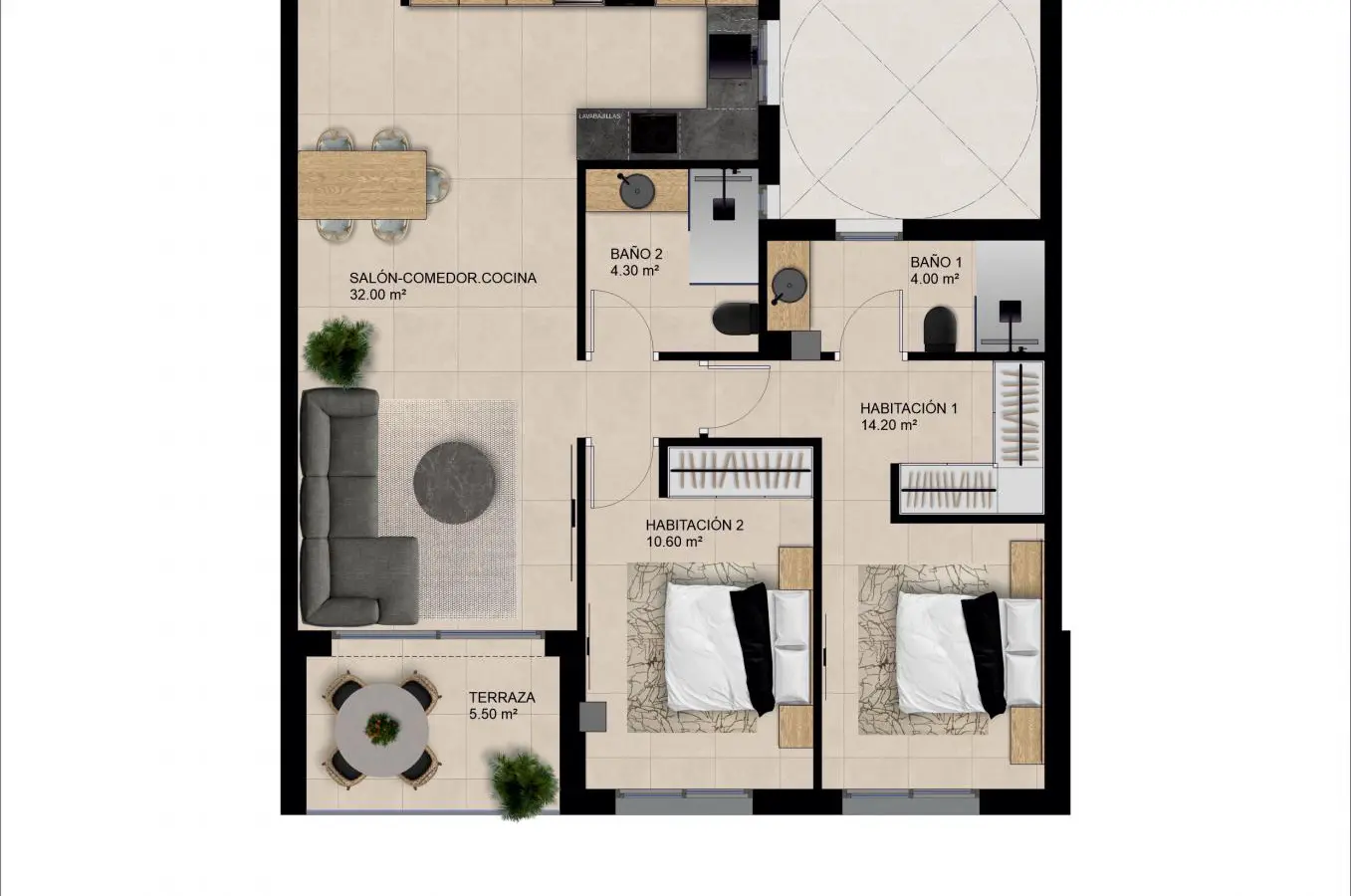 Apartment Of 84 M² In Catral, Spain