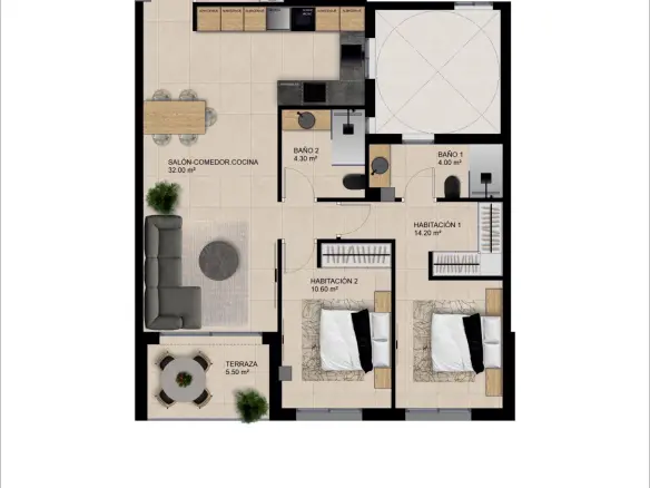 2-bedroom Apartment In Catral, Spain (84 M²)