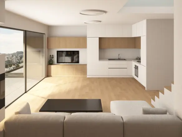 3-bedroom Duplex In Voula, Greece (124 M²)