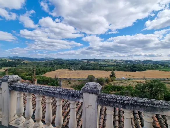 Village House Of 4 Bedrooms With Garage And Large Terrace With Panoramic Vineyard Views