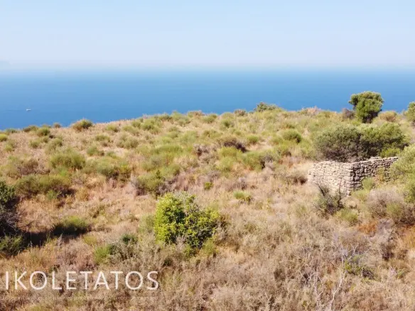 Land Of 1000 M² In Mavrata, Greece