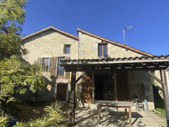 Property Of 200 M² With Swimming Pool And Garden In South Charente