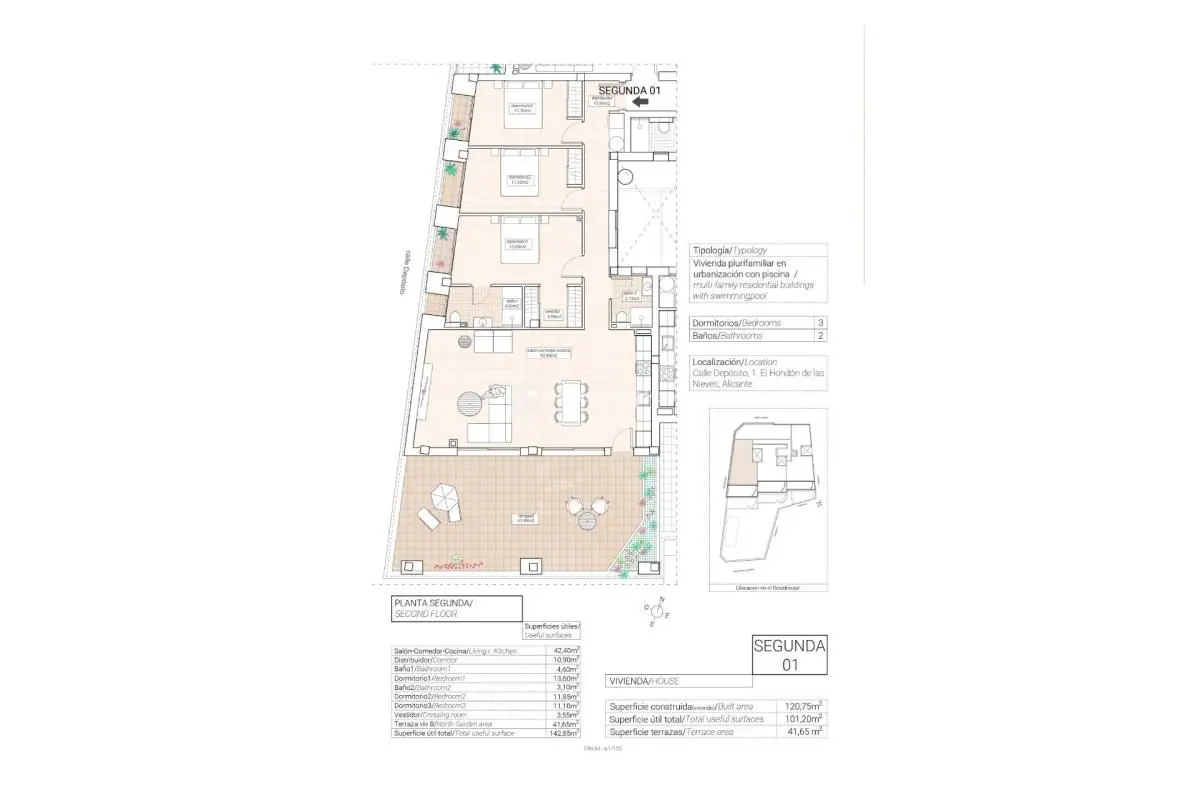 Apartment Of 83 M² In Hondon De Las Nieves