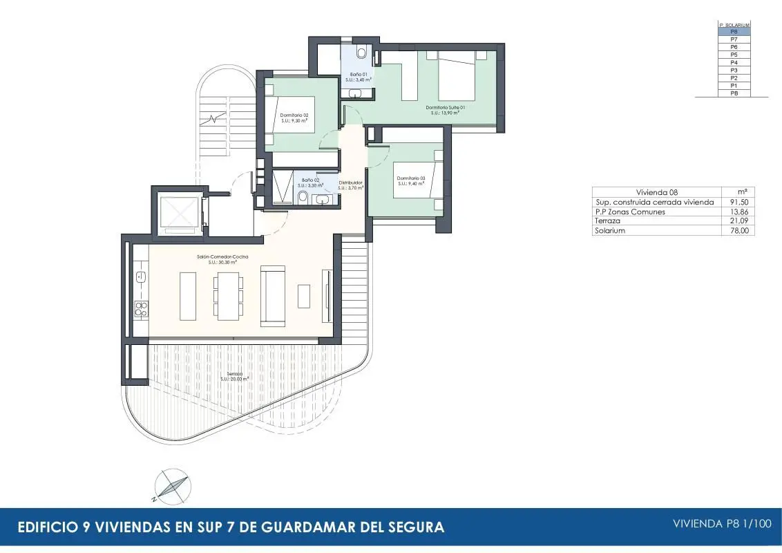 Apartment Of 91 M² In Guardamar Del Segura