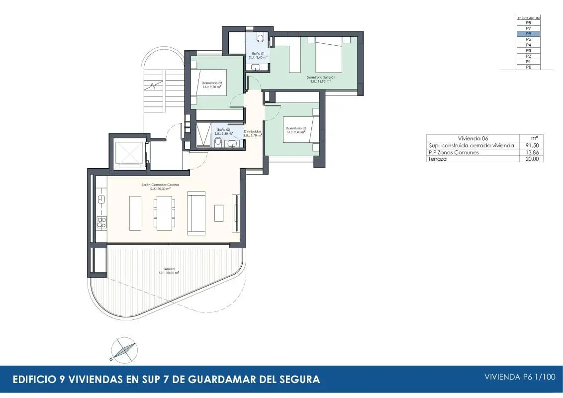 Apartment Of 91 M² In Guardamar Del Segura