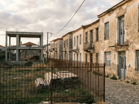 Aging homes flood Greeces market