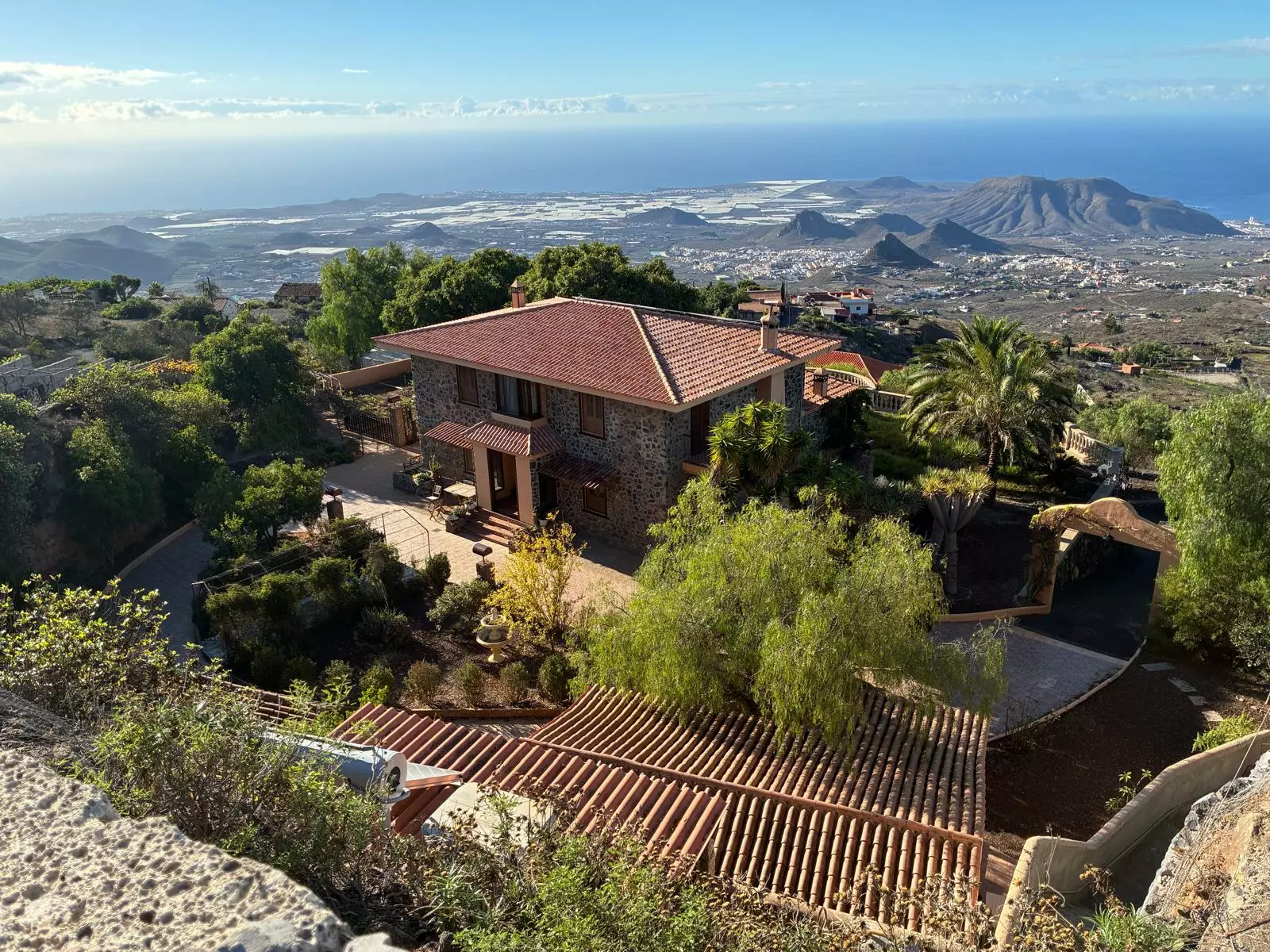 780a0fe6-efab-4318-ae67-8a4875a54280 Country House Of 1000 M² With Organic Vineyard, Guest Cottage & Sea Views In Tenerife