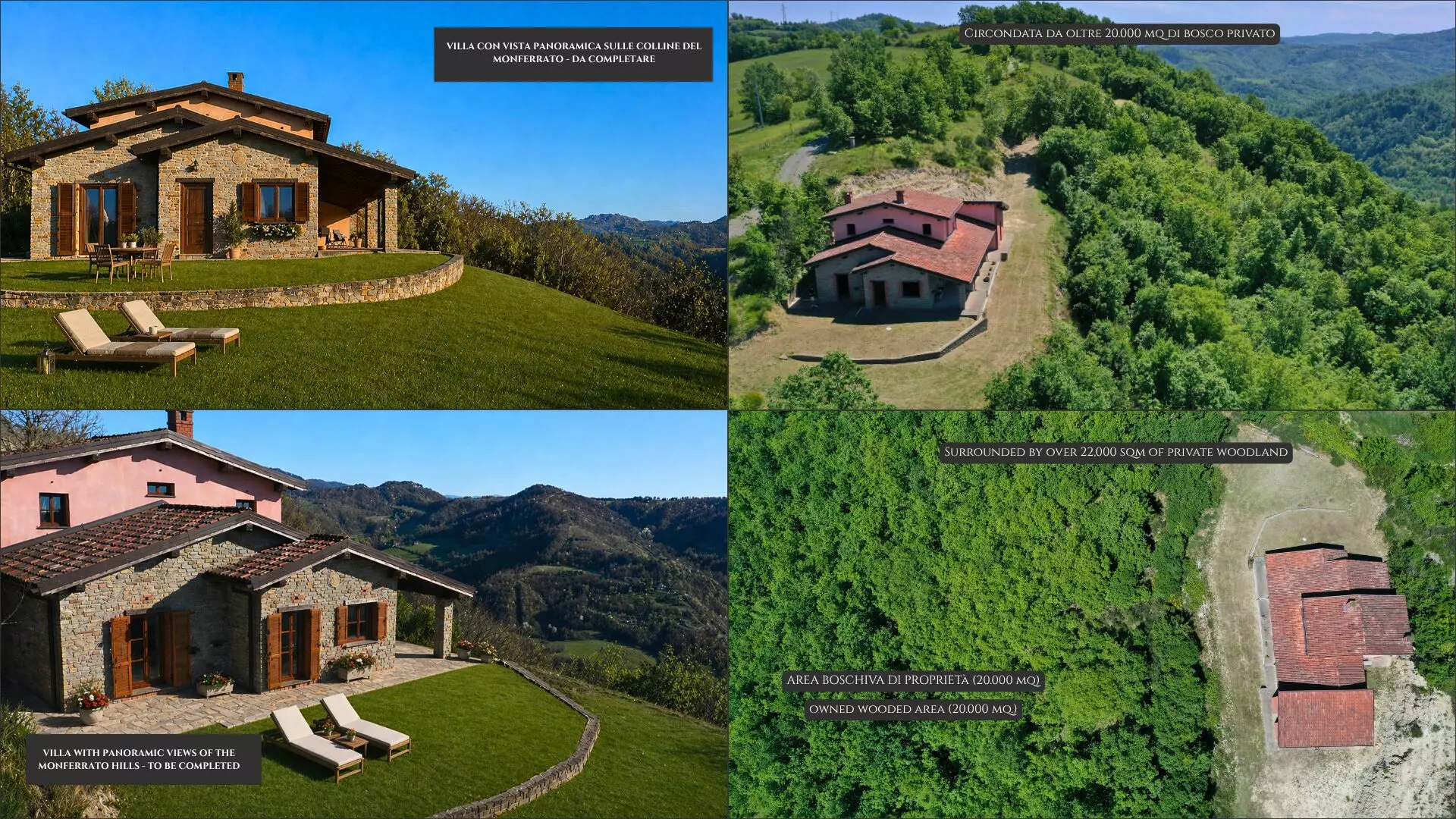 Villa Of 8093 M² With Private Park In Monferrato