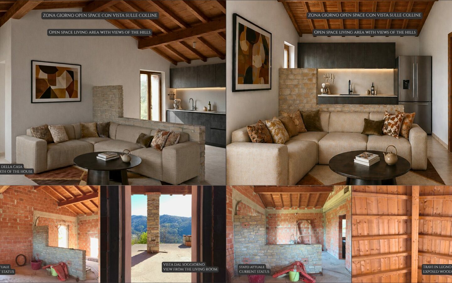 Beautiful Panoramic Villa With Private Park In Monferrato
