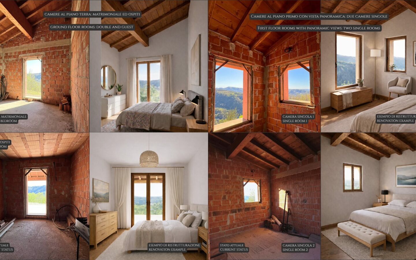 Beautiful Panoramic Villa With Private Park In Monferrato
