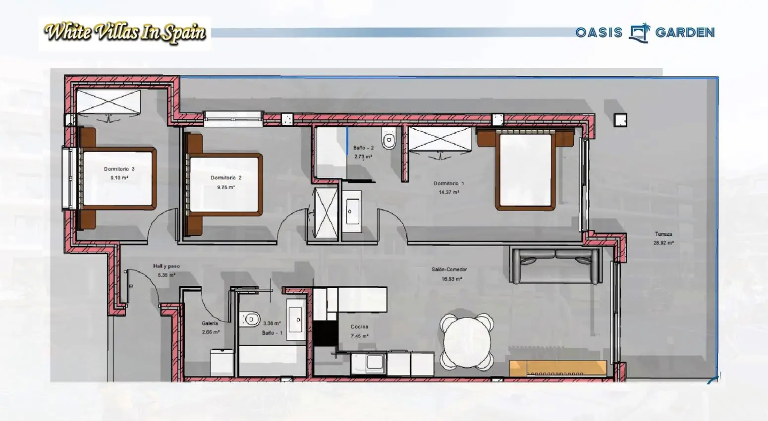 Apartment Of 85 M² In Guardamar Del Segura