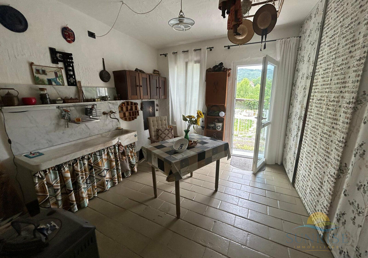 Terraced House Of 120 M² With Garden In Savignone