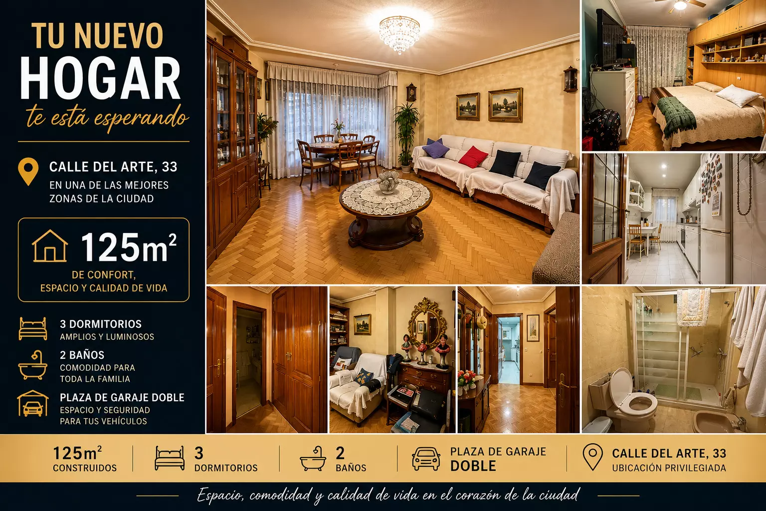 Apartment Of 90 M² With City Views In Madrid