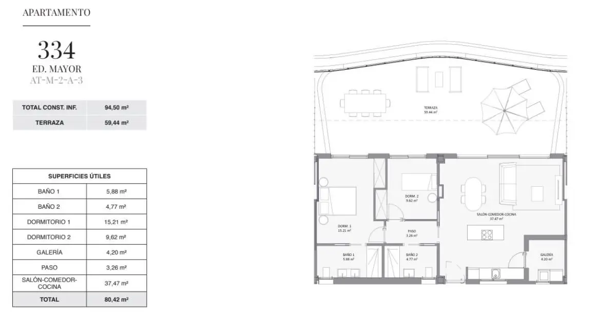 Apartment Of 96 M² In Alfaz Del Pi