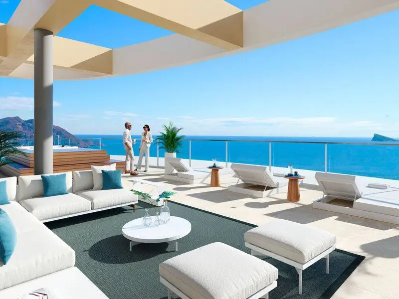 Apartment Of 109 M² With Balcony In Benidorm, Spain